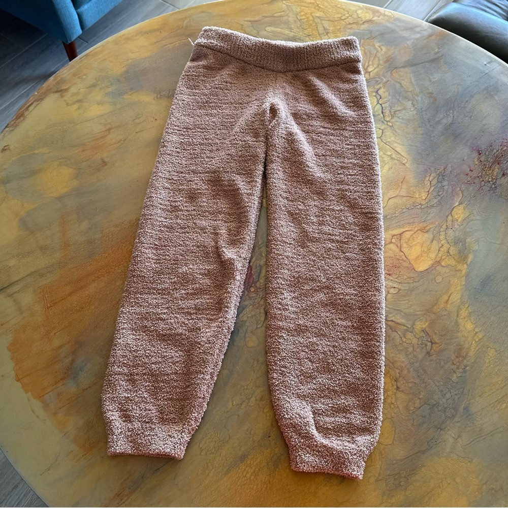 Copper Key Brown Cozy Sherpa Boucle Teddy Pullover Pants Leggings Size XS